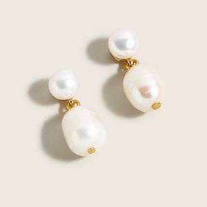 J Crew Freshwater Pearl Drop Earrings
